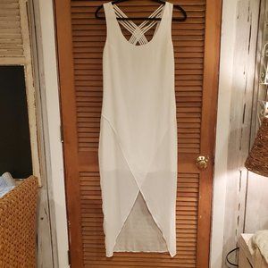 Ivory white maxi dress